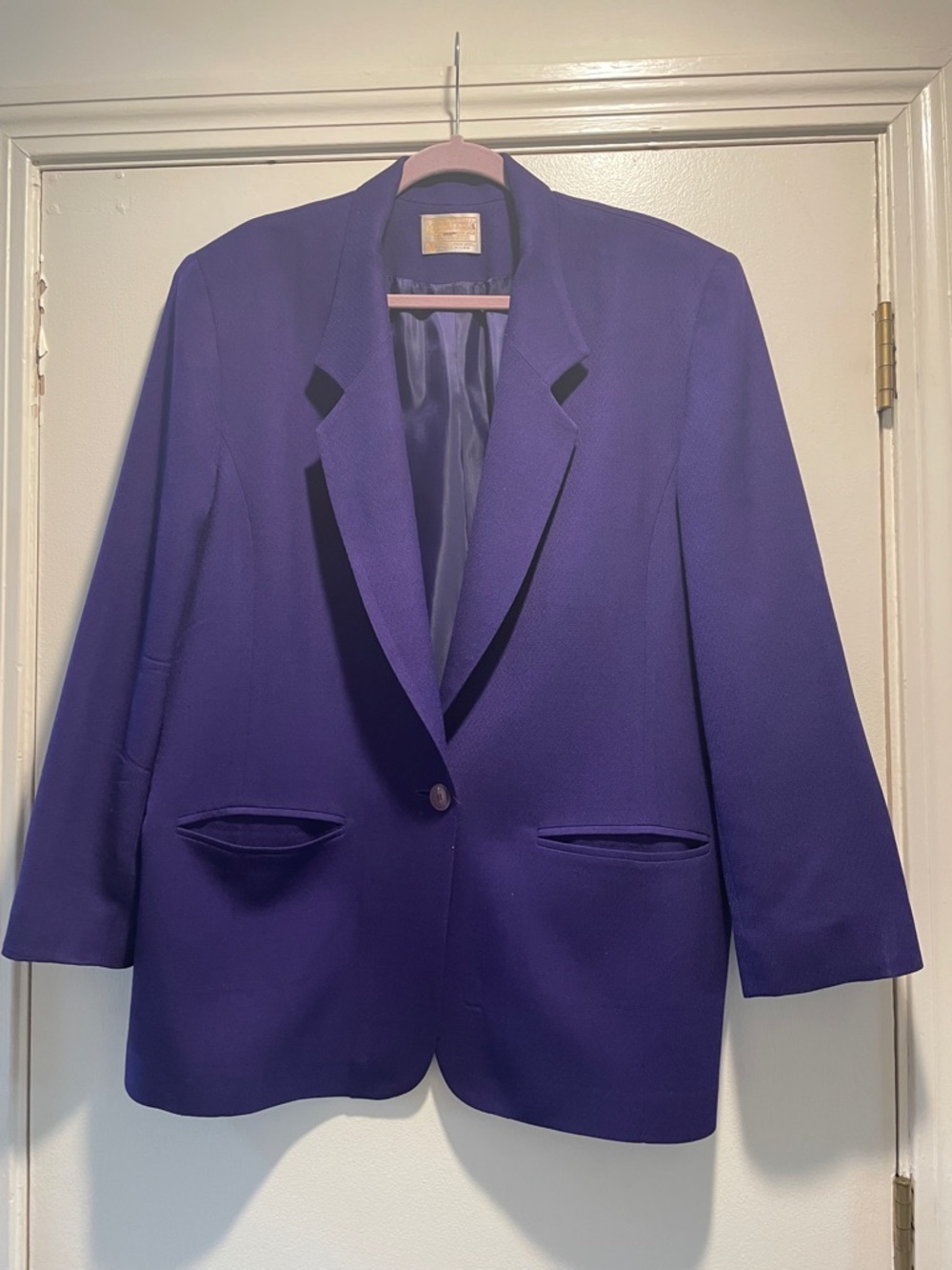 Pendleton Deep Purple Single-Button Blazer